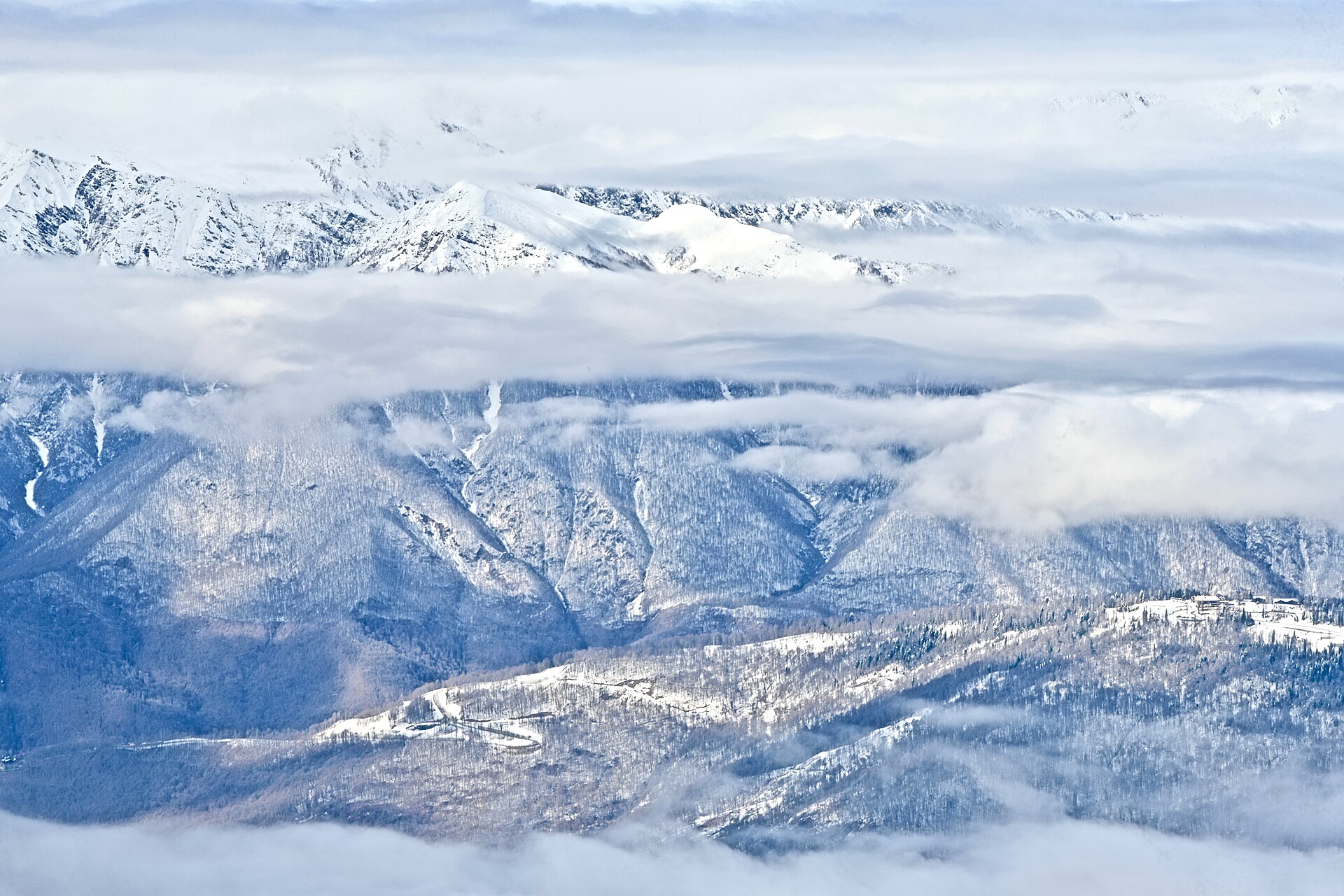 Кавказские горы, Красная Поляна, Сочи